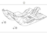 OEM Skidplate FE 250/350 Complete 2017-23 (25503090044)
